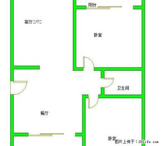 东昌湖周边名人苑一期,两室两厅,简单家具,拎包即住 - 聊城28生活网 lc.28life.com